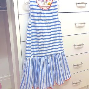 Girls Boden Summer Cotton Lined Dress Size 9-10
